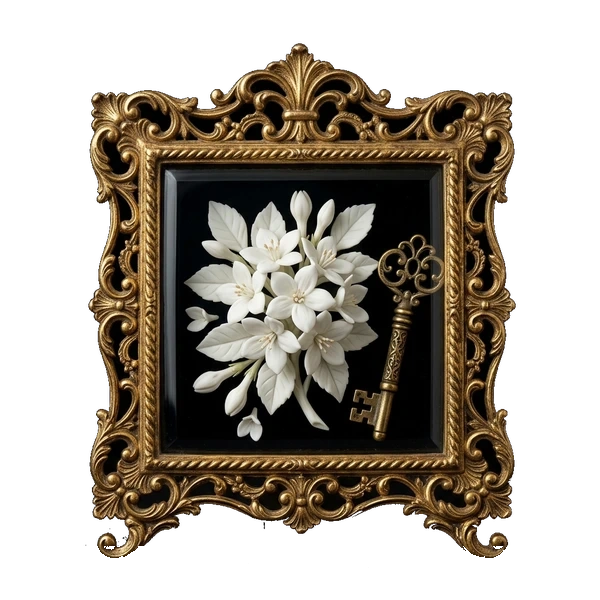 Framed Botanical Talisman