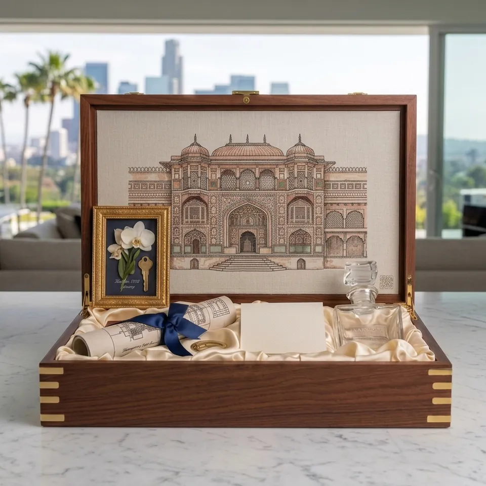 Lux & Lace Flagship Heirloom Walnut Casket
